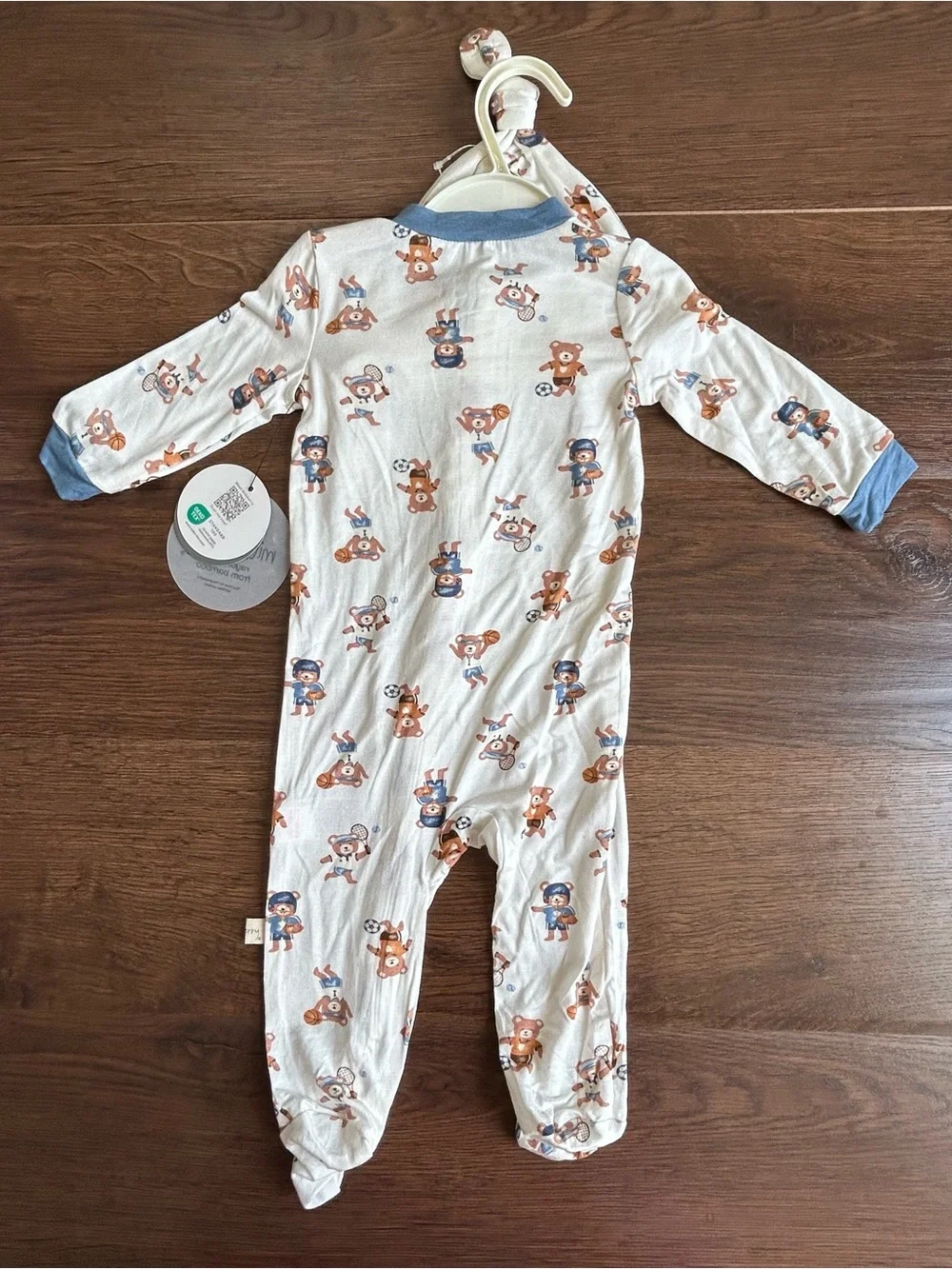 Milkberry bamboo footie
